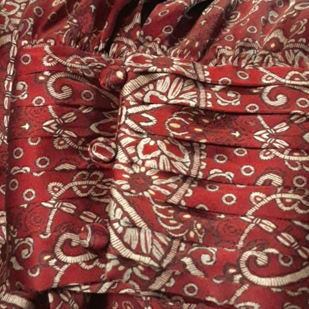 Oscar de la Renta silk blouse - 24W - Picture 4 of 7